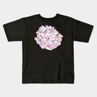 Daisies Spring blooms Mauve Kids T-Shirt